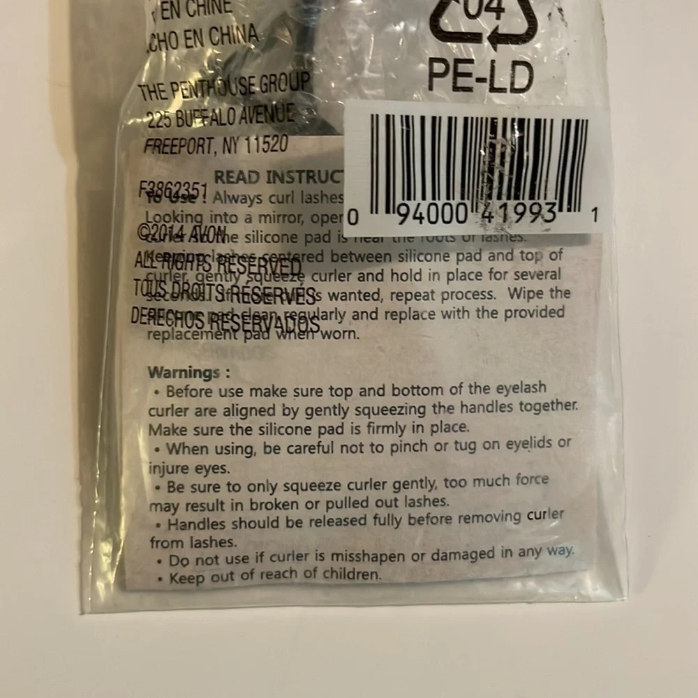 Avon Eye Lash Curler in Black New in Package With Instructions - Picture 6 of 7